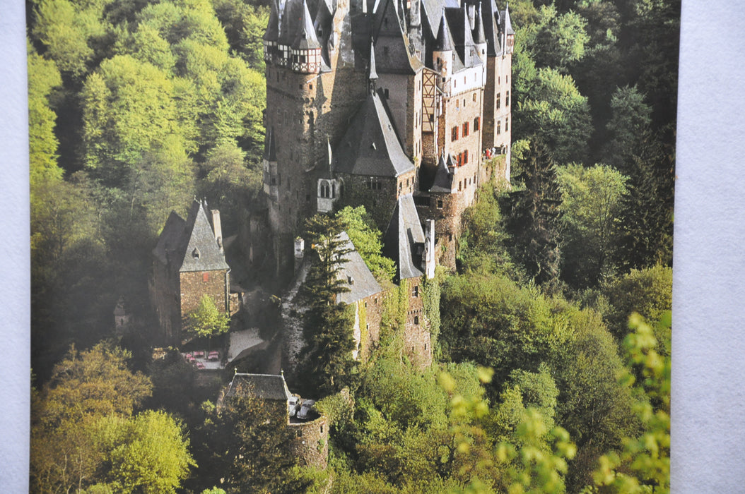 Vintage 1970s Federal Republic of Germany Castle Tourism Travel Poster 23" x 33"   - TvMovieCards.com