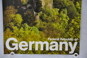 Vintage 1970s Federal Republic of Germany Castle Tourism Travel Poster 23" x 33"   - TvMovieCards.com
