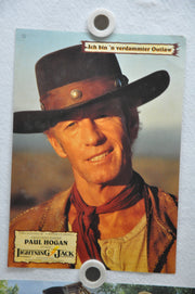 1994 Lightning Jack German Lobby Card Set of 2 Paul Hogan, Cuba Gooding Jr   - TvMovieCards.com