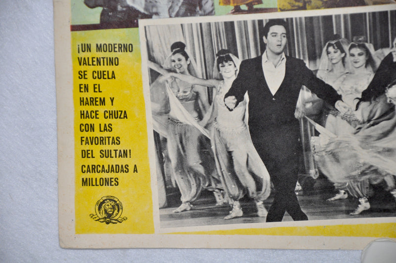 Harum Scarum 1965 Mexican Lobby Card Movie Poster Elvis Presley #4   - TvMovieCards.com