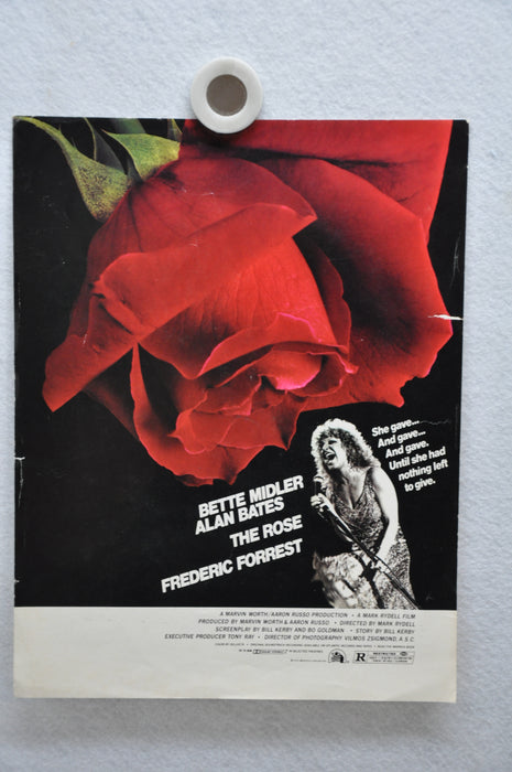 1979 Bette Midler photo "The Rose" Movie Release vintage promo print ad Bette Mi   - TvMovieCards.com