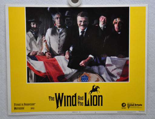 1975 The Wind and the Lion Lobby Card 11 x 14 Sean Connery Candice Bergen   - TvMovieCards.com