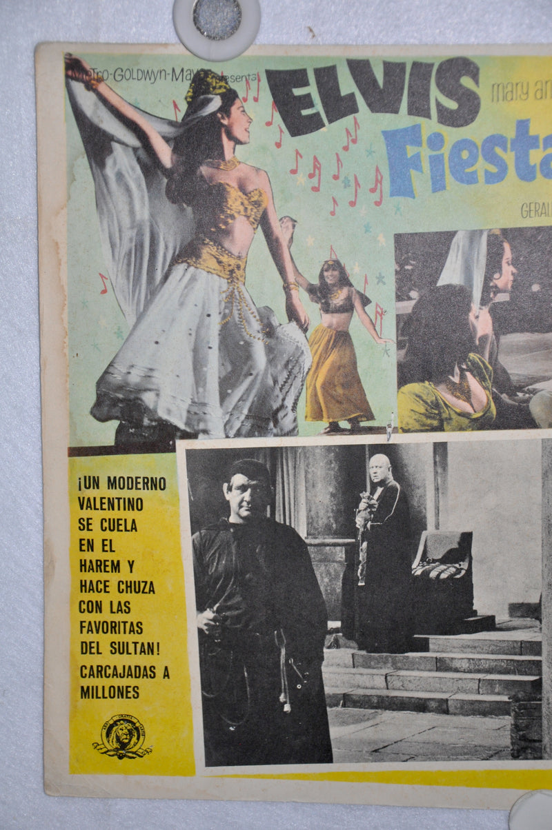 Harum Scarum 1965 Mexican Lobby Card Movie Poster Elvis Presley #5   - TvMovieCards.com