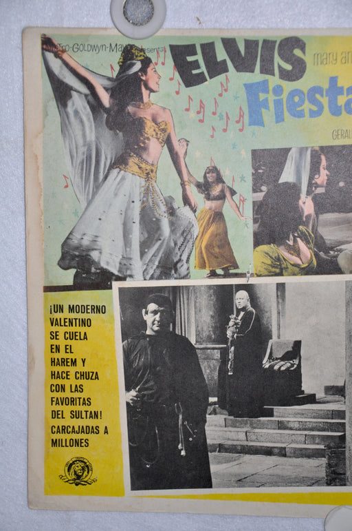Harum Scarum 1965 Mexican Lobby Card Movie Poster Elvis Presley #5   - TvMovieCards.com