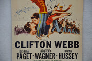 1952 Stars and Stripes Forever Original Insert Movie Poster Clifton Webb   - TvMovieCards.com