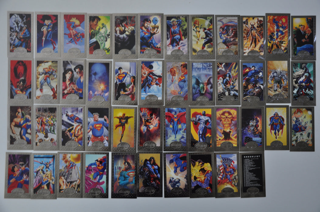 Superman Premium Embossed Widevision Card Set 90 Cards   - TvMovieCards.com