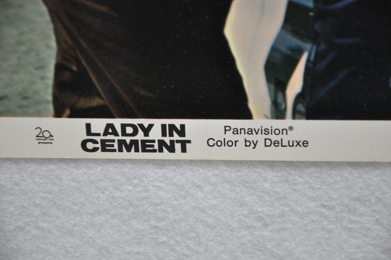 1968 Lady In Cement Lobby Card 11 x 14 Frank Sinatra, Raquel Welch, Richard Cont   - TvMovieCards.com