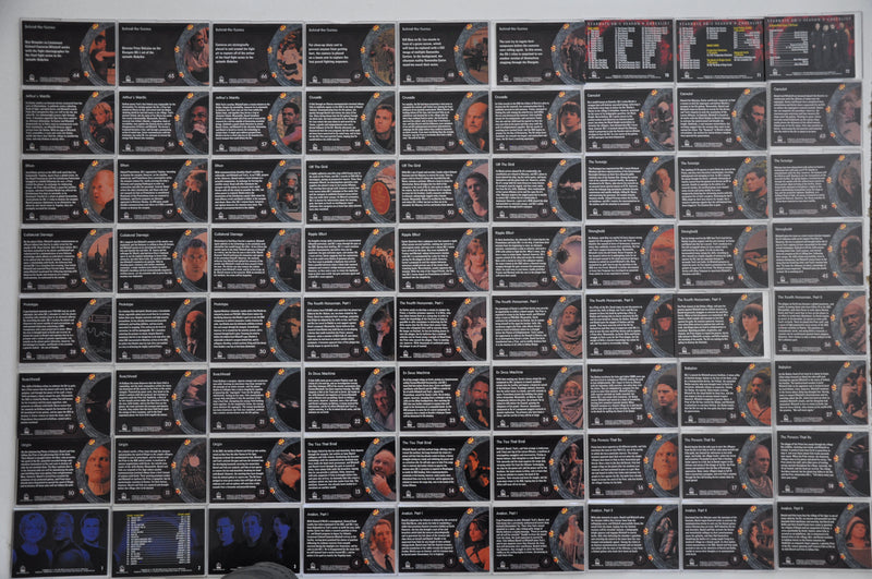 Stargate SG-1 Season Nine Trading Base Card Set 72 Cards 2007   - TvMovieCards.com