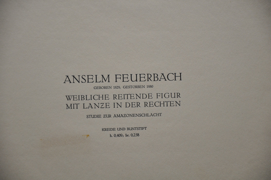 Anselm Feuerbach Studie Zur Amazonenschlacht Art Print Kunstakademie Düsseldorf   - TvMovieCards.com