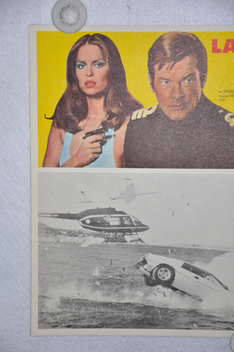 The Spy Who Loved Me Mexican Lobby Card Movie Poster Roger Moore #3   - TvMovieCards.com