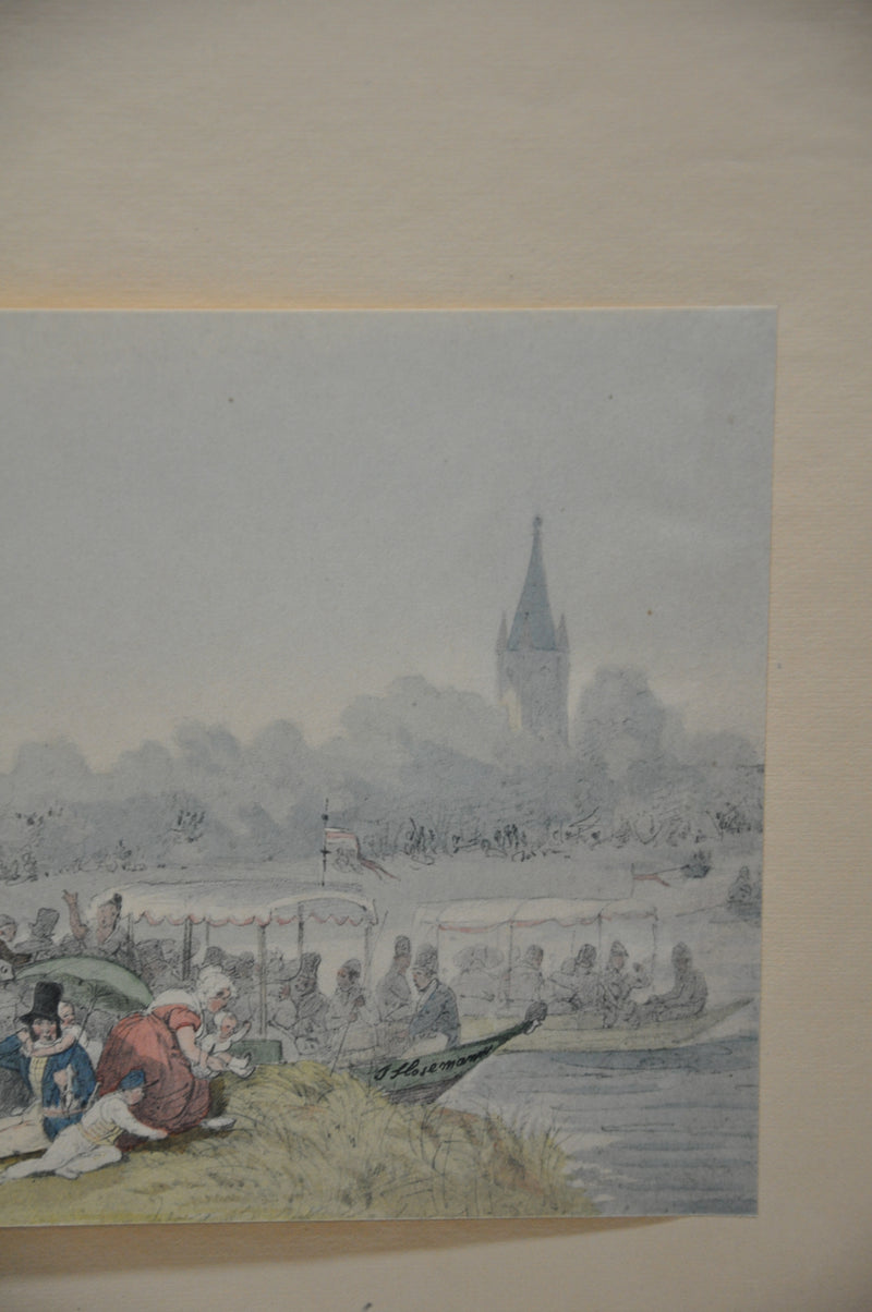 Theodor Hosemann Der Stralauer Fischzug Art Print Kunstakademie Düsseldorf   - TvMovieCards.com