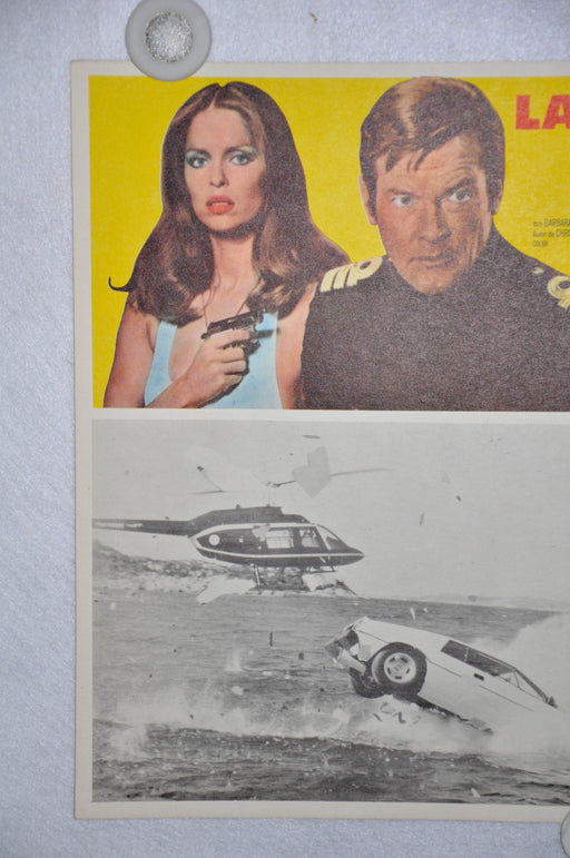 The Spy Who Loved Me Mexican Lobby Card Movie Poster Roger Moore #3   - TvMovieCards.com