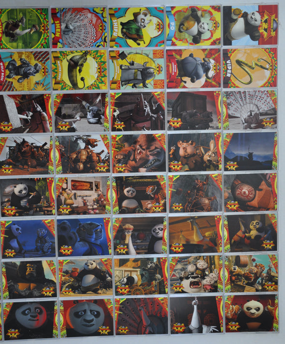 Kung Fu Panda 2 Movie Base Card Set 90 Cards plus 9 Tattoo Cards 2011   - TvMovieCards.com