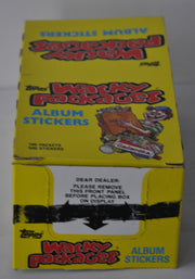 1986 Wacky Packages Album Stickers Empty Bubble Gum Vintage Trading Card Box   - TvMovieCards.com