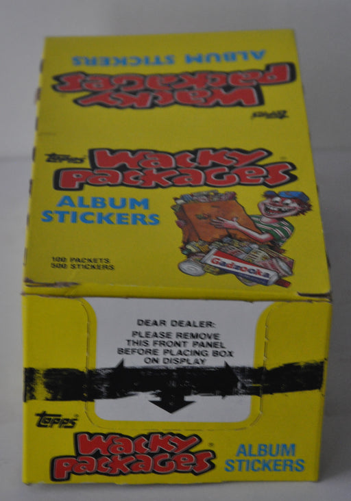 1986 Wacky Packages Album Stickers Empty Bubble Gum Vintage Trading Card Box   - TvMovieCards.com