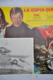 The Spy Who Loved Me Mexican Lobby Card Movie Poster Roger Moore #3   - TvMovieCards.com