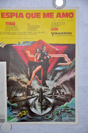 The Spy Who Loved Me Mexican Lobby Card Movie Poster Roger Moore #3   - TvMovieCards.com