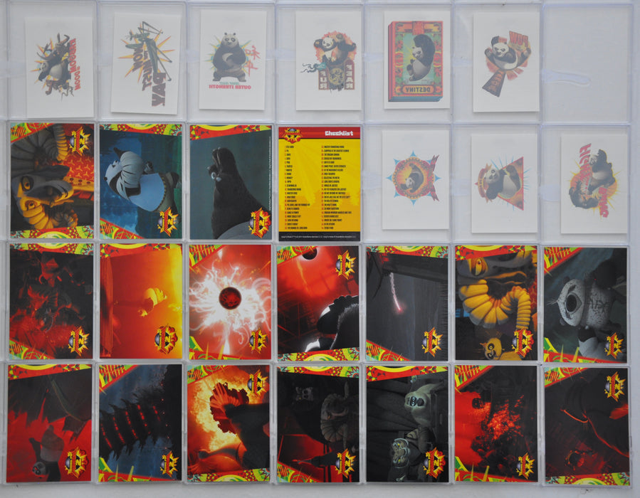 Kung Fu Panda 2 Movie Base Card Set 90 Cards plus 9 Tattoo Cards 2011   - TvMovieCards.com