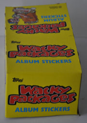 1986 Wacky Packages Album Stickers Empty Bubble Gum Vintage Trading Card Box   - TvMovieCards.com