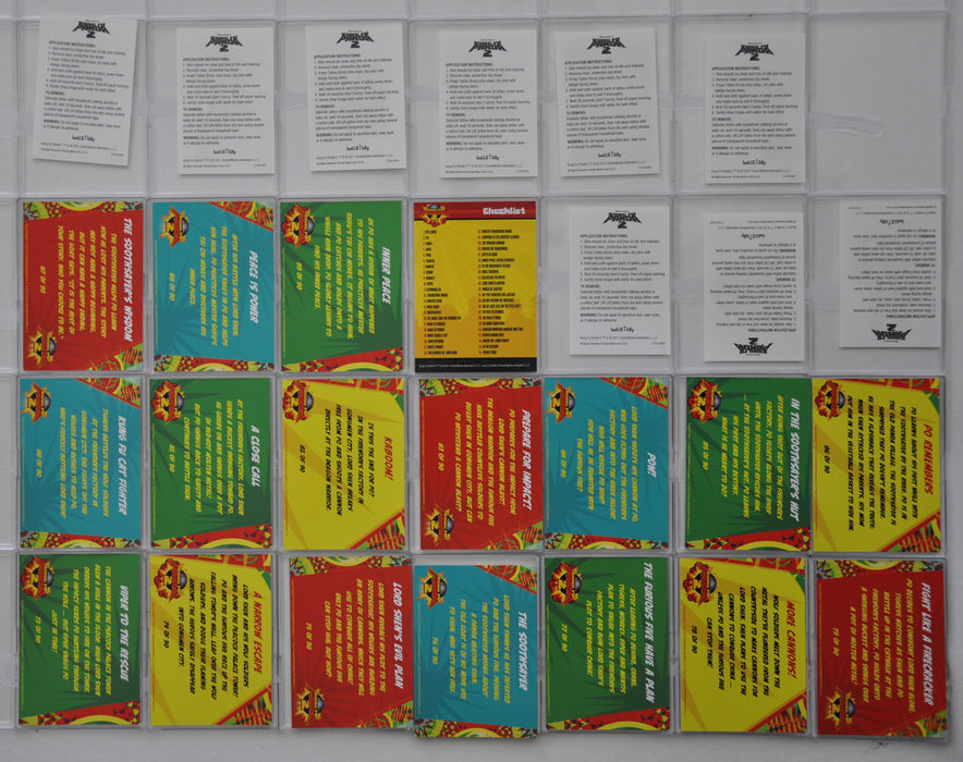 Kung Fu Panda 2 Movie Base Card Set 90 Cards plus 9 Tattoo Cards 2011   - TvMovieCards.com