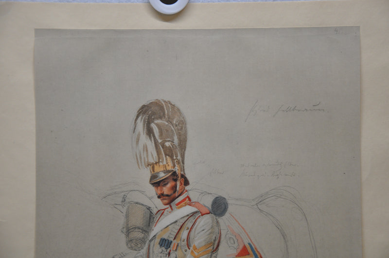 Franz Kruger (1797-1857) Russischer Soldat: Chevalier Garde Lithograph Art Print   - TvMovieCards.com
