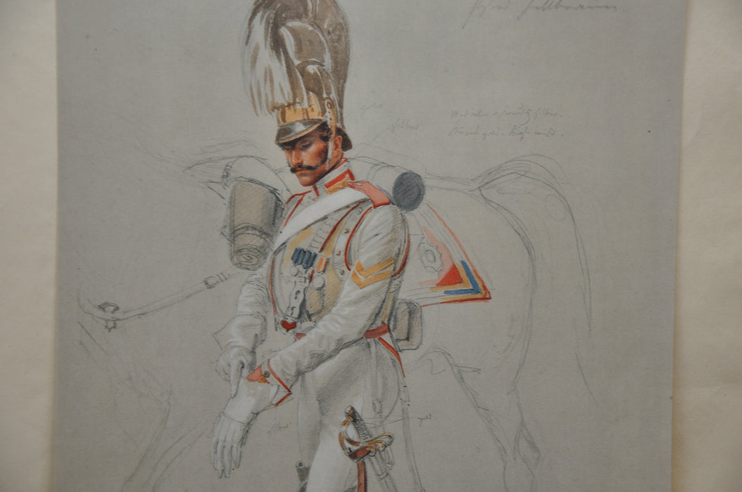 Franz Kruger (1797-1857) Russischer Soldat: Chevalier Garde Lithograph Art Print   - TvMovieCards.com