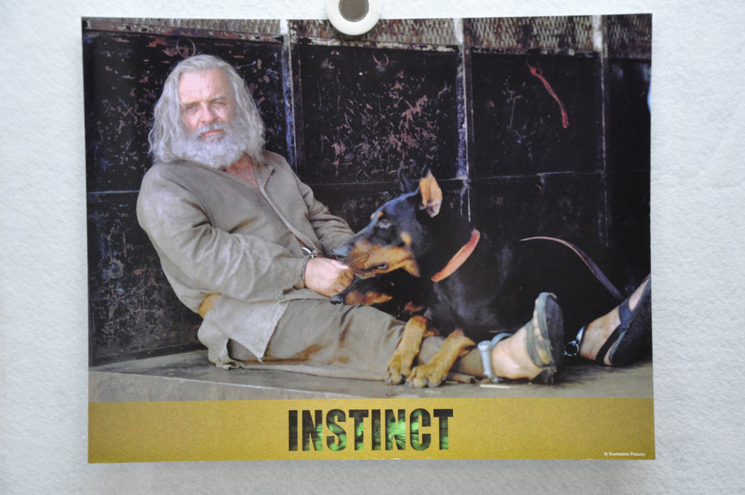 1999 Instinct Lobby Card 11 x 14  Anthony Hopkins, Cuba Gooding Jr., Donald Suth   - TvMovieCards.com