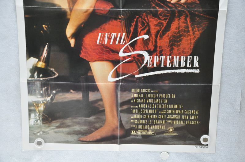 1984 Until September Original 1SH Movie Poster 27 x 41 Karen Allen Lhermitte   - TvMovieCards.com