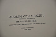 Adolph Von Menzel (1815-1905) Im Abendkonzert Lithograph Art Print   - TvMovieCards.com