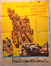 1960 Inherit The Wind Original 3SH 3 Sheet Movie Poster 41" x 54" Spencer Tracy   - TvMovieCards.com