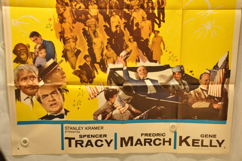 1960 Inherit The Wind Original 3SH 3 Sheet Movie Poster 41" x 54" Spencer Tracy   - TvMovieCards.com