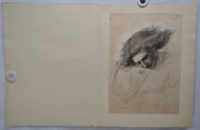 Karl Begas (1794-1854) Weiblicher Kopf Mit Fliegendem Haar Lithograph Art Print   - TvMovieCards.com