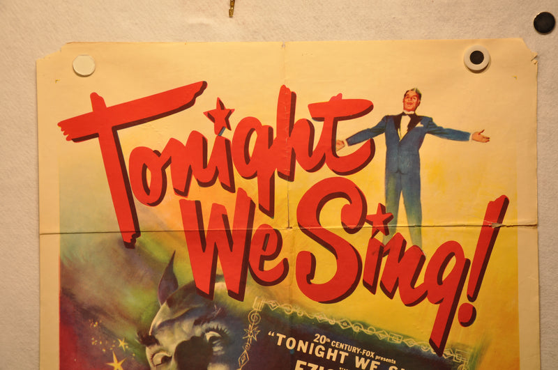 1953 Tonight We Sing! 1SH 1 Sheet Movie Poster 27" x 41" David Wayne   - TvMovieCards.com