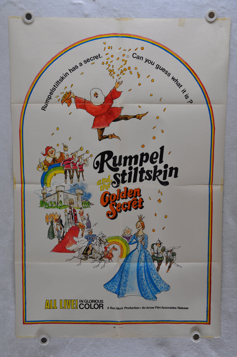 1960 Rumpelstiltskin and the Golden Secret Original 1SH Movie Poster 27 x 41   - TvMovieCards.com