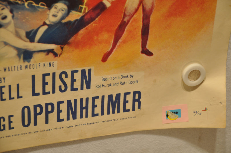 1953 Tonight We Sing! 1SH 1 Sheet Movie Poster 27" x 41" David Wayne   - TvMovieCards.com