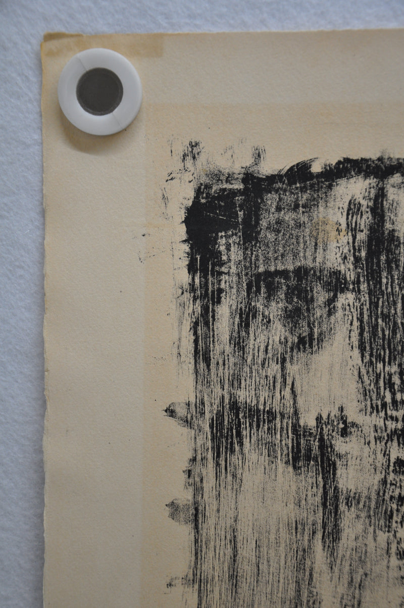 Mid Century Bernard Cathelin Abstract Lithograph of Woman Signed 3/50   - TvMovieCards.com
