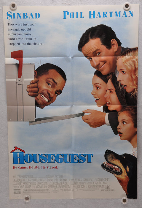 1995 House Guest Original 1SH Movie Poster 27 x 41  Sinbad, Phil Hartman, Kim Gr   - TvMovieCards.com
