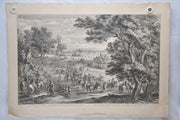 F Vander Meauten "Le Roy dans sa Calleche Accompagne des Dames" Etching Print   - TvMovieCards.com
