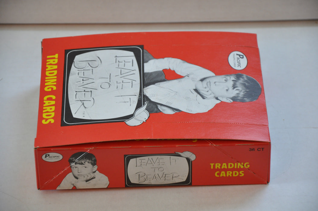 1983 Pacific Leave it to Beaver Empty Bubble Gum Vintage Trading Card Box   - TvMovieCards.com