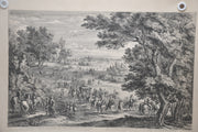 F Vander Meauten "Le Roy dans sa Calleche Accompagne des Dames" Etching Print   - TvMovieCards.com
