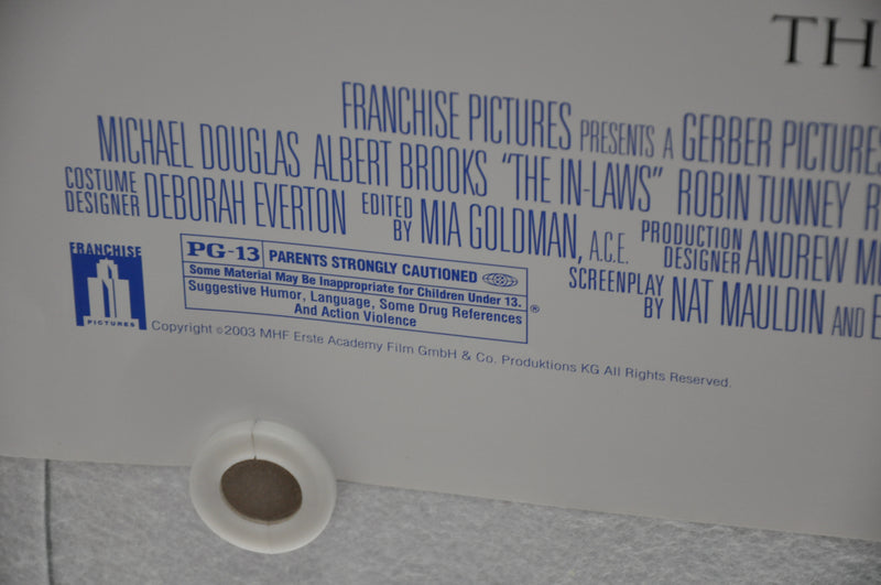 2003 The In-Laws Original 1SH Movie Poster 27 x 41  Michael Douglas Ryan Reynold   - TvMovieCards.com