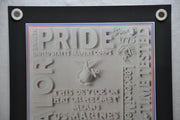 1980s Vintage US Marines Recruiting Poster "Valor, Pride" 20" x 28"   - TvMovieCards.com