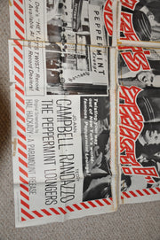 1961 Hey Let's Twist Original 4SH 4 Sheet Movie Poster 78" x 78" The Starliters   - TvMovieCards.com