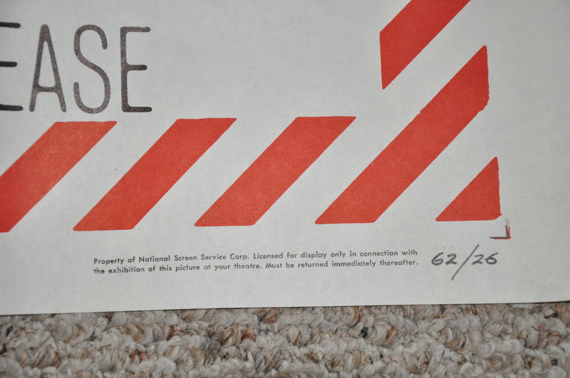 1961 Hey Let's Twist Original 4SH 4 Sheet Movie Poster 78" x 78" The Starliters   - TvMovieCards.com