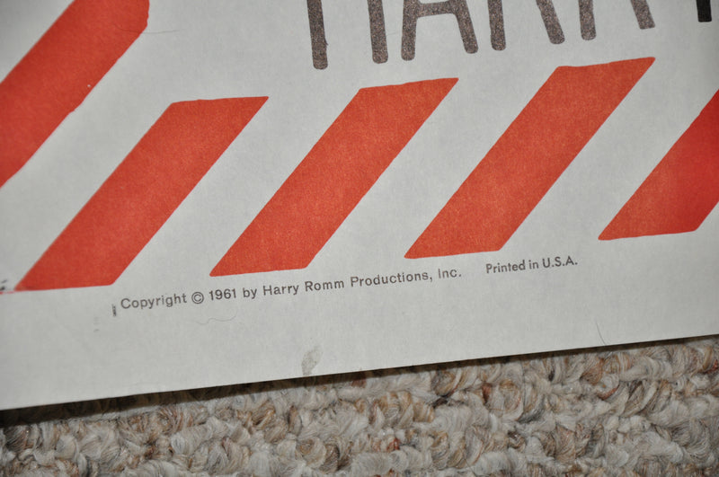 1961 Hey Let's Twist Original 4SH 4 Sheet Movie Poster 78" x 78" The Starliters   - TvMovieCards.com