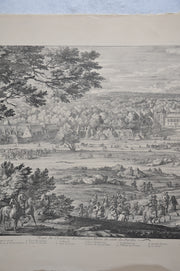 F Vander Meauten "Veue du Chasteau de Fontaine bleau du coste " Etching Print   - TvMovieCards.com