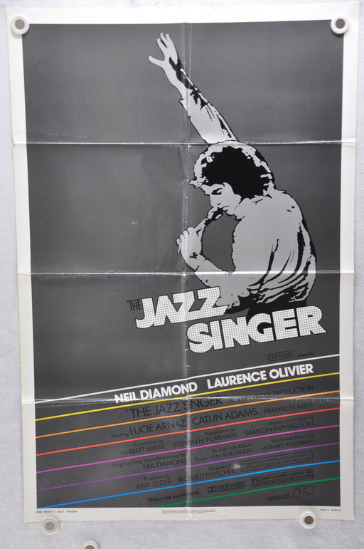 1980 The Jazz Singer Original 1SH Movie Poster 27 x 41 Olivier Neil Diamond   - TvMovieCards.com