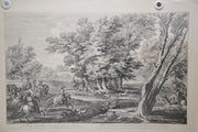 F Vander Meauten "Le Roy a la Chasse du Cerf auec les Dames" Etching Print   - TvMovieCards.com