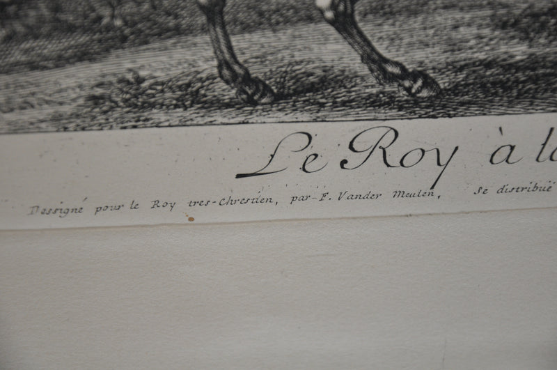 F Vander Meauten "Le Roy a la Chasse du Cerf auec les Dames" Etching Print   - TvMovieCards.com