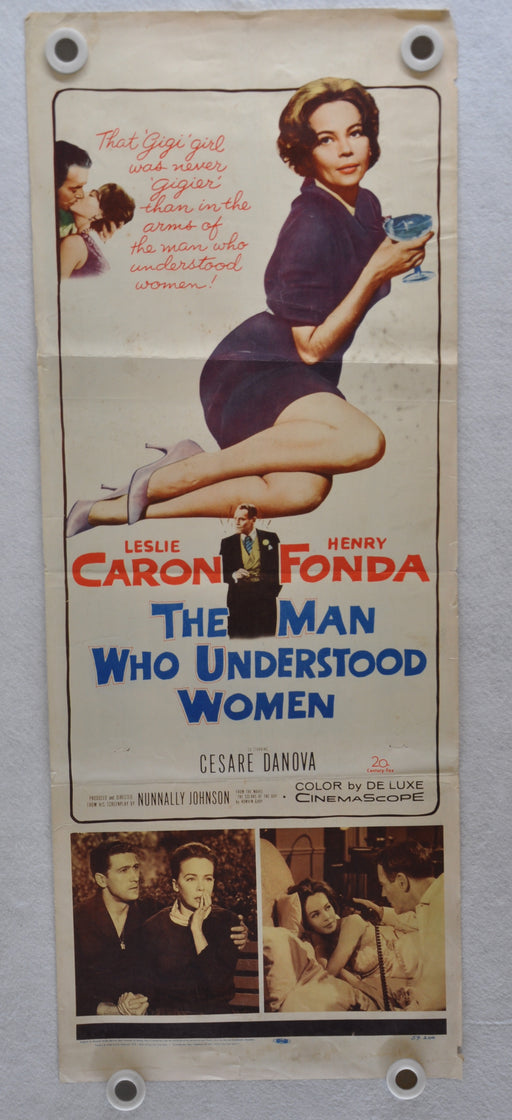 1959 The Man Who Understood Women Original Insert Movie Poster Henry Fonda   - TvMovieCards.com